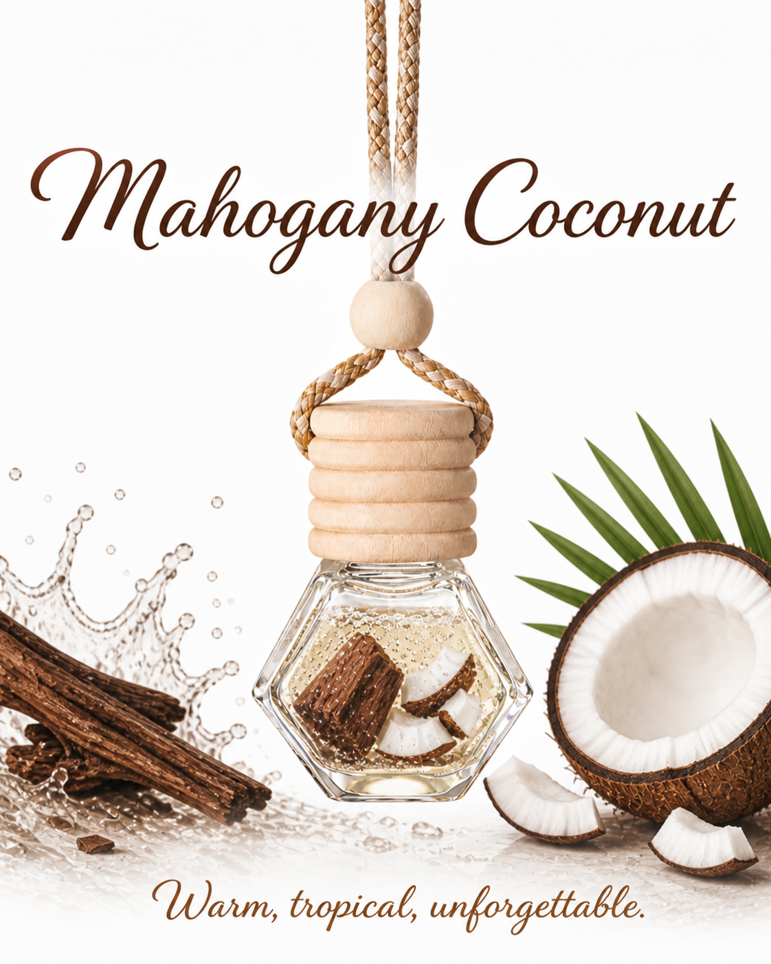 Mahogany Coconut – Car Diffuser