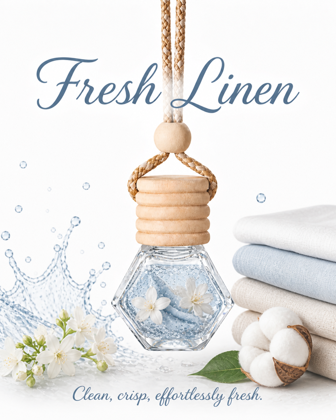 Fresh Linen – Car Diffuser