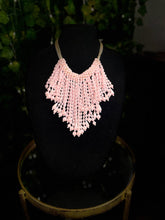 Load image into Gallery viewer, White or Pink Cluster Pearl Necklace
